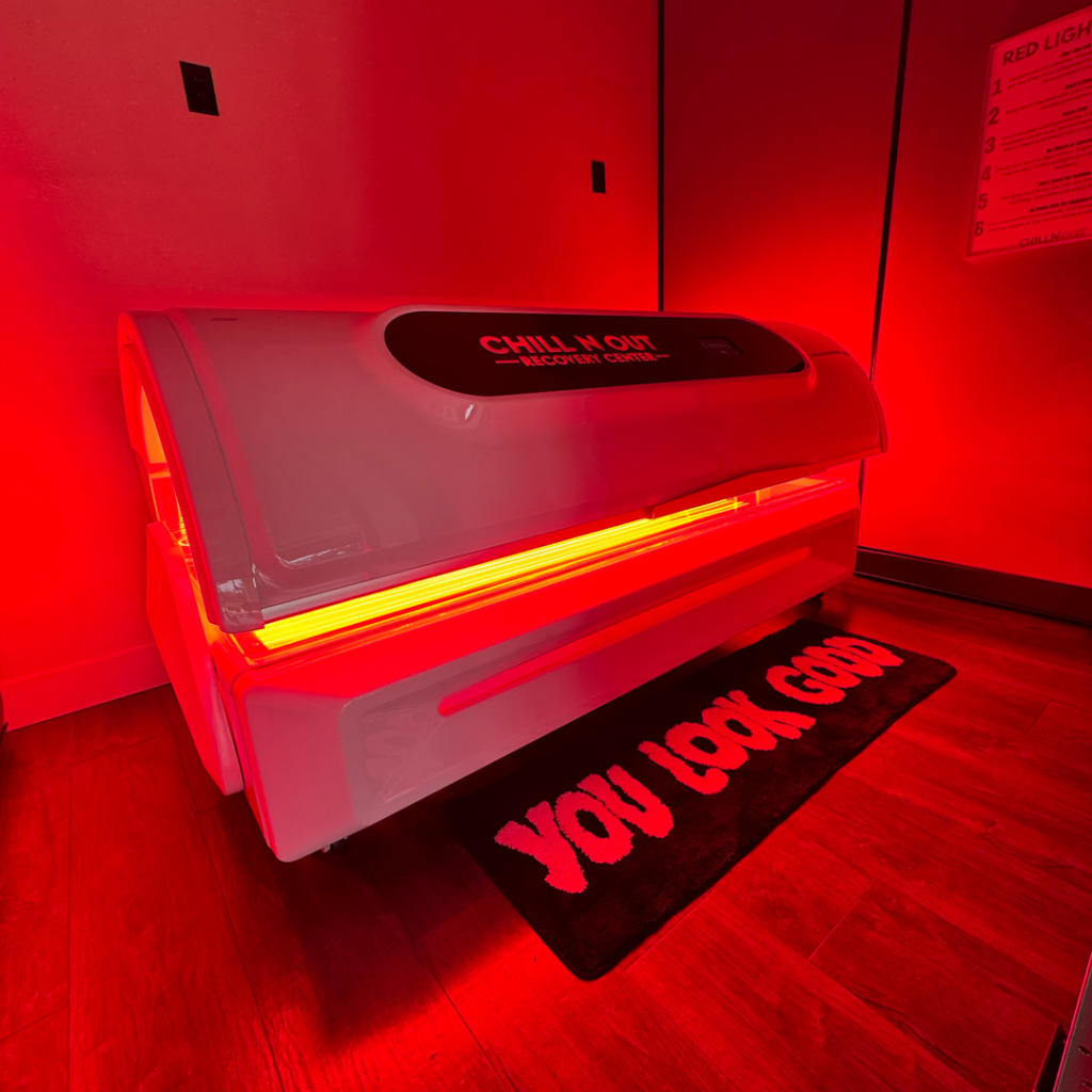 full body red light therapy bed in Clearwater FL at Chill N Out